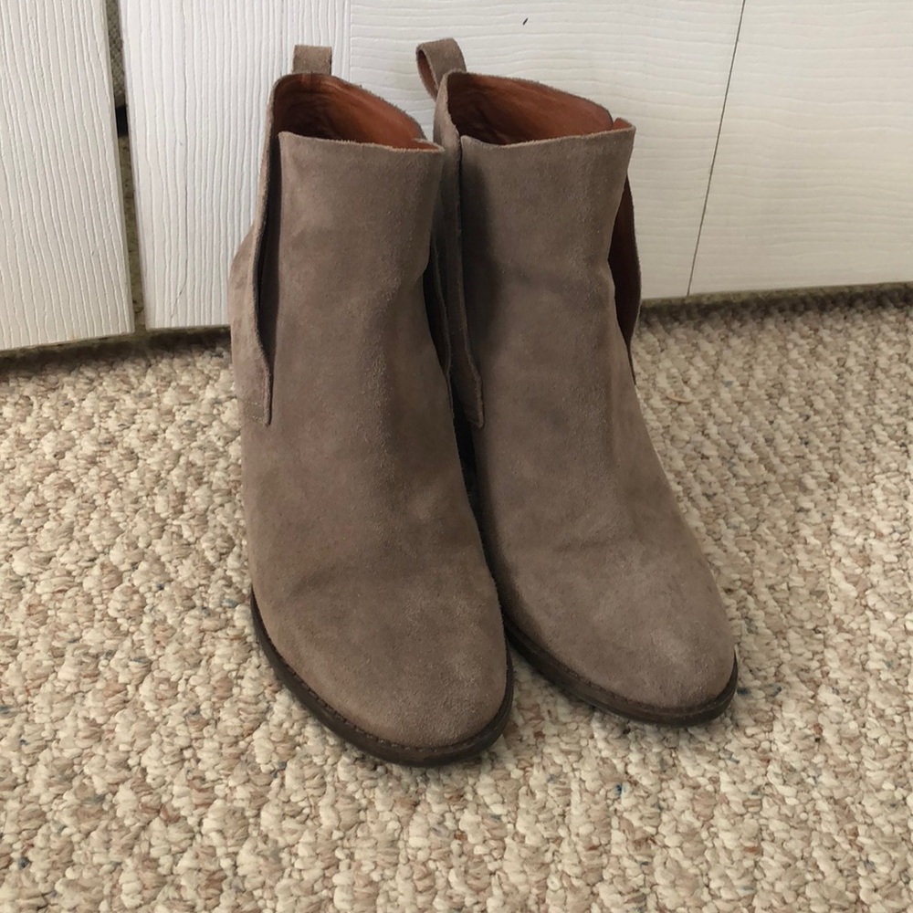 Suede booties